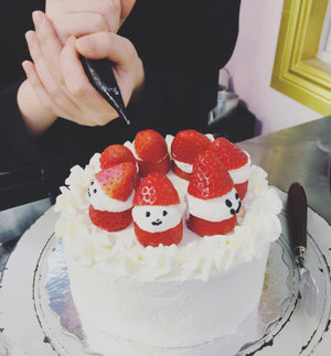 Snowmen cake